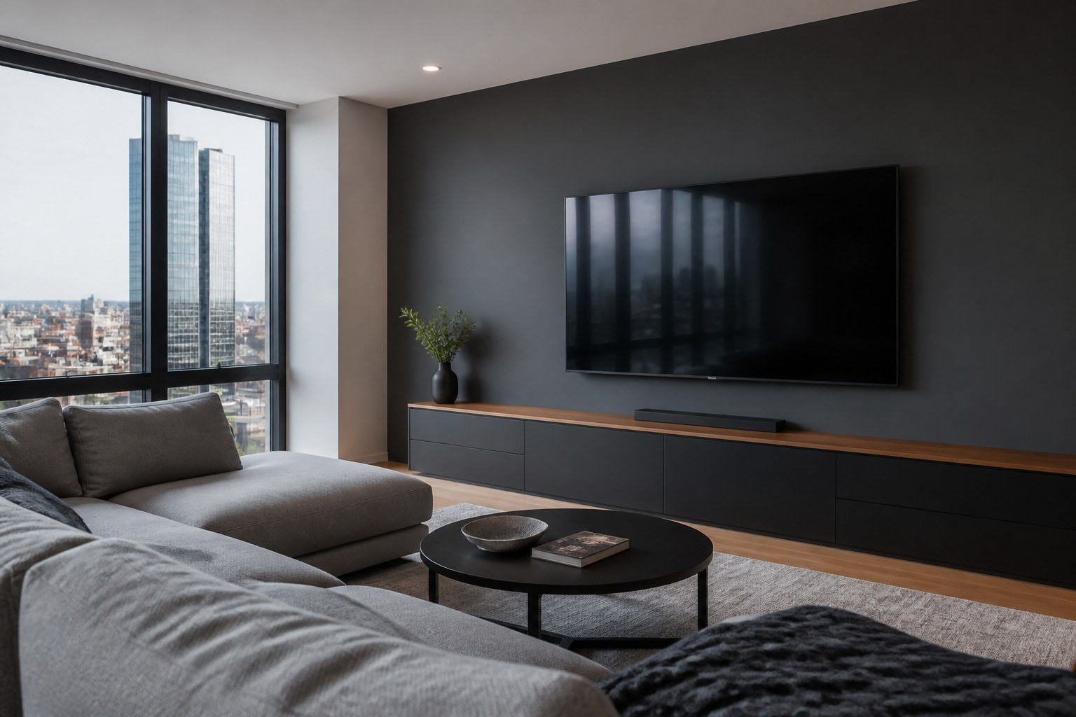 Homes: luxury TV mounting